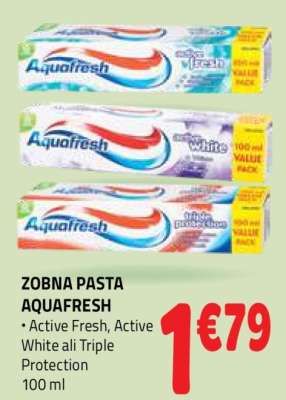 ZOBNA PASTA AQUAFRESH