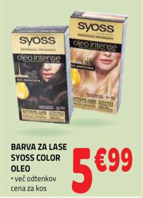 BARVA ZA LASE SYOSS COLOR OLEO