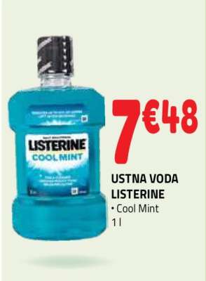 USTNA VODA LISTERINE
