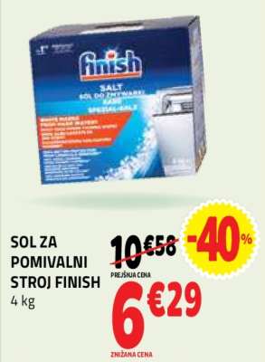 SOL ZA POMIVALNI STROJ FINISH