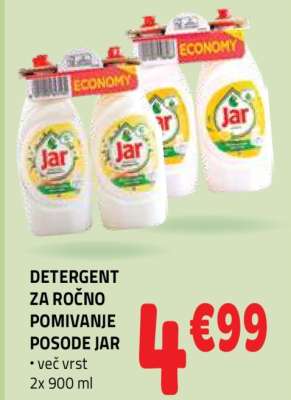 DETERGENT ZA ROČNO POMIVANJE POSODE JAR