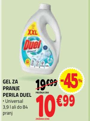 Gel za pranje perila Duel