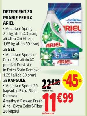 DETERGENT ZA PRANJE PERILA ARIEL