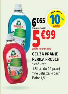 Gel za pranje perila Frosch