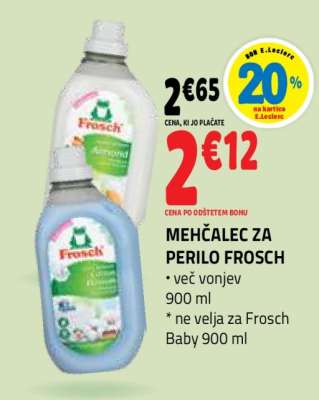 MEHČALEC ZA PERILO FROSCH