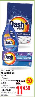 DETERGENT ZA PRANJE PERILA DASH