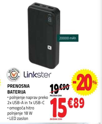 PRENOSNA BATERIJA