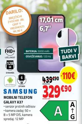 SAMSUNG MOBILNI TELEFON GALAXY A37