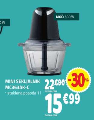 MINI SEKLJALNIK MC363AK-C