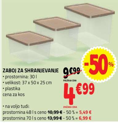 Zaboj za shranjevanje