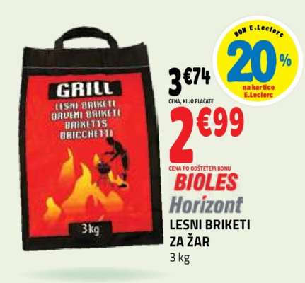 LESNI BRIKETI ZA ŽAR