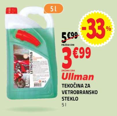 Ullman TEKOČINA ZA VETROBRANSKO STEKLO