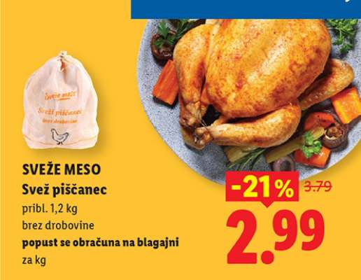 SVEŽ PIŠČANEC