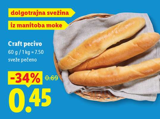 Craft pecivo