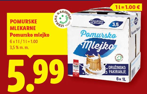 Pomurske mlekarne Pomursko Mlejko
