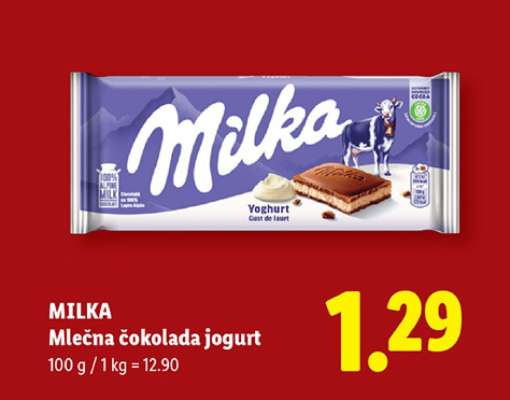 MILKA Mlečna čokolada jogurt