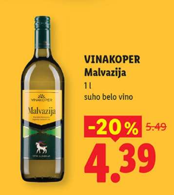 VINAKOPER MALVAZIJA
