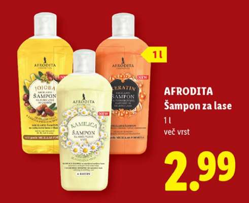 AFRODITA Šampon za lase