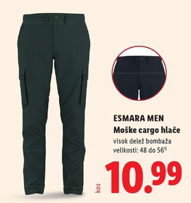 esmara MEN Moške „cargo“ hlače