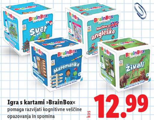 Igra s kartami „BrainBox“