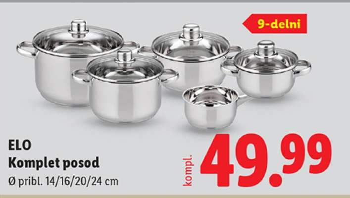 ELO Komplet posod