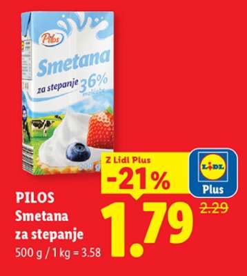 PILOS Smetana za stepanje