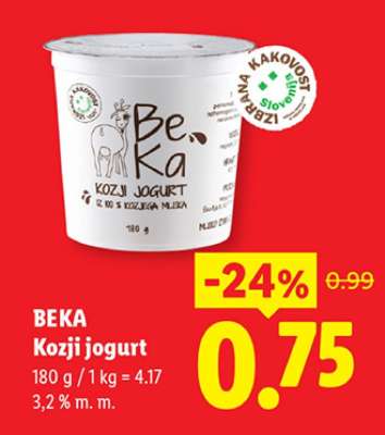 Beka Kozji jogurt