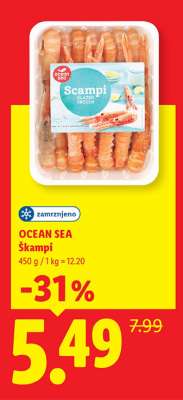 OCEAN SEA Škampi