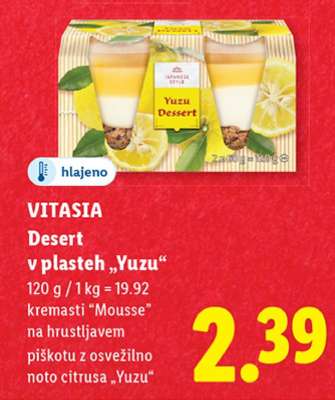 VITASIA Desert v plasteh, „Yuzu“