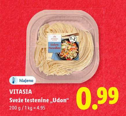 VITASIA Sveže testenine „Udon“