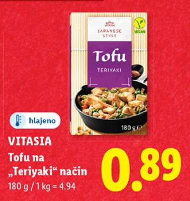 VITASIA Tofu na „Teriyaki“ način