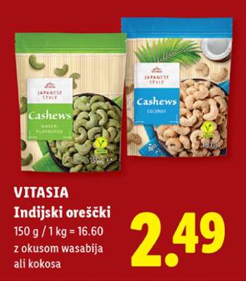 VITASIA Indijski oreščki