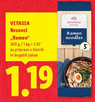 VITASIA Rezanci „Ramen“