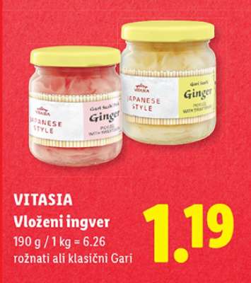 VITASIA Vloženi ingver