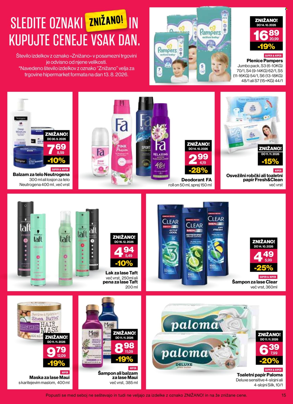 Mercator katalog - 26.8.2026 - 9.9.2026. Stran 15