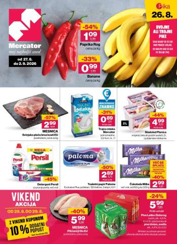 Mercator katalog - 27.8.2026 - 2.9.2026.