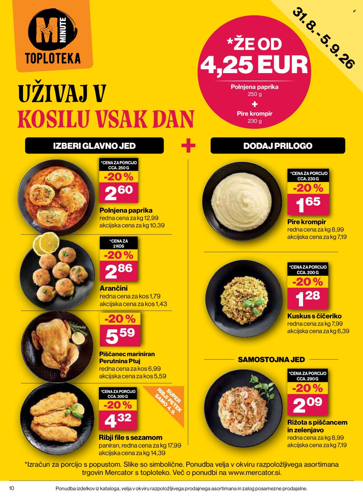 Mercator katalog - 27.8.2026 - 2.9.2026. Stran 10