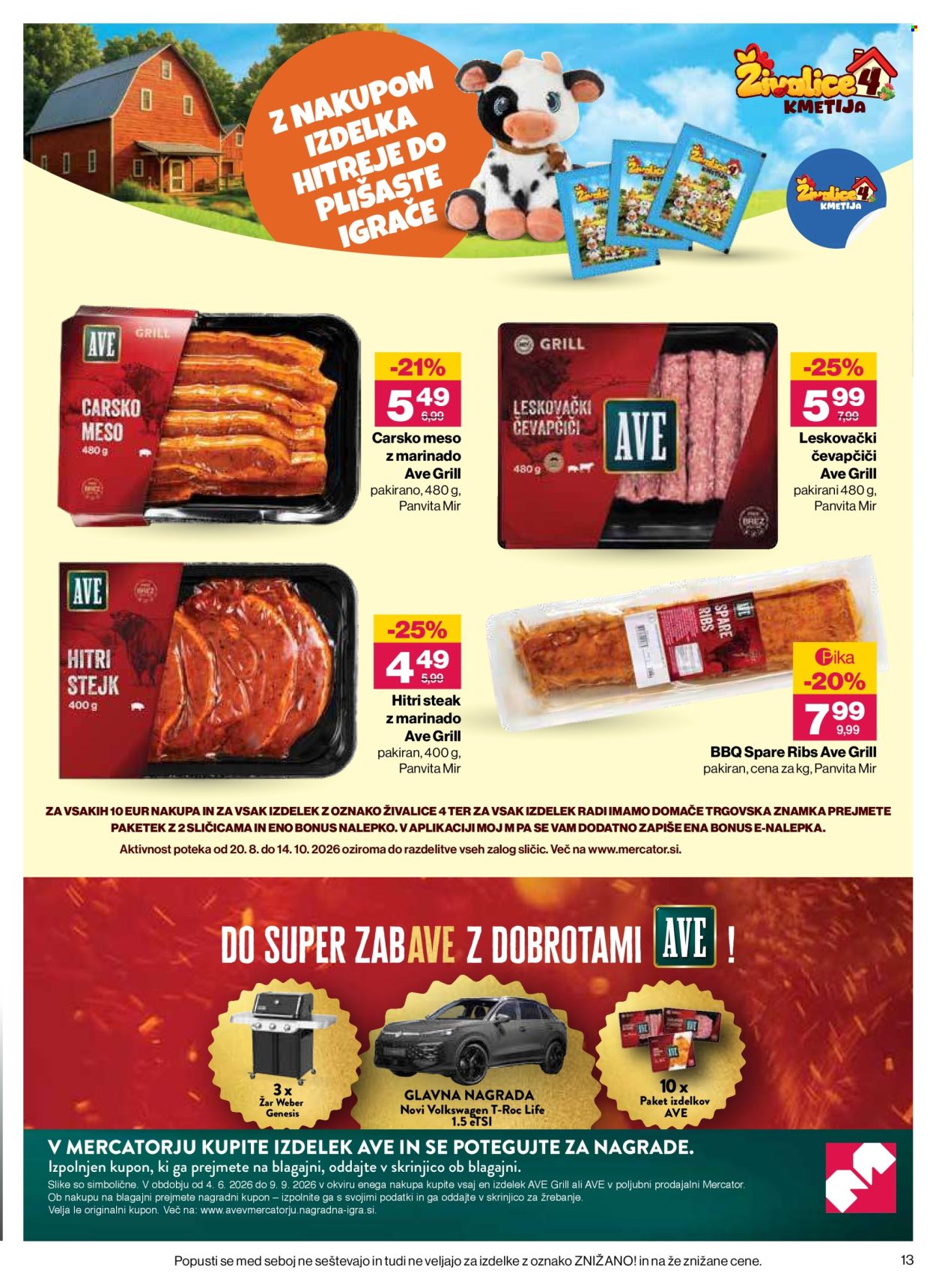 Mercator katalog - 27.8.2026 - 2.9.2026. Stran 13