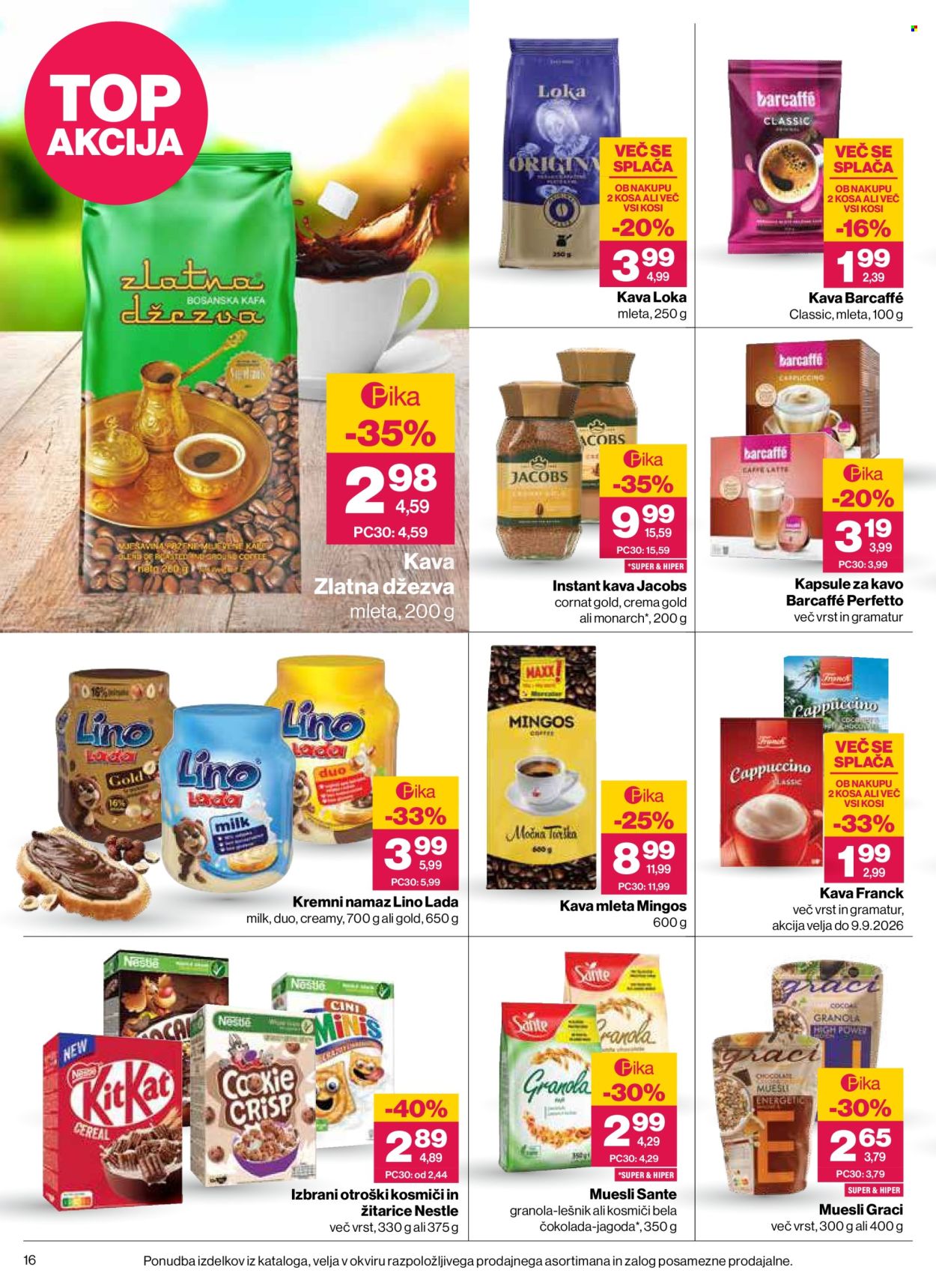 Mercator katalog - 27.8.2026 - 2.9.2026. Stran 16