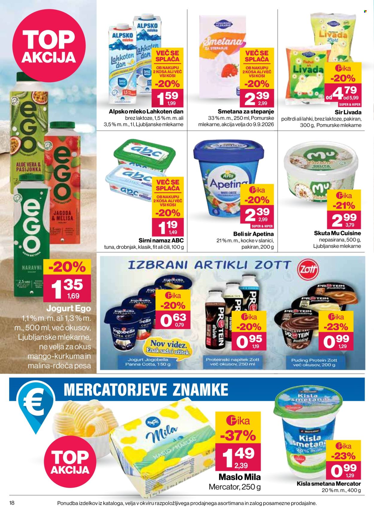 Mercator katalog - 27.8.2026 - 2.9.2026. Stran 18