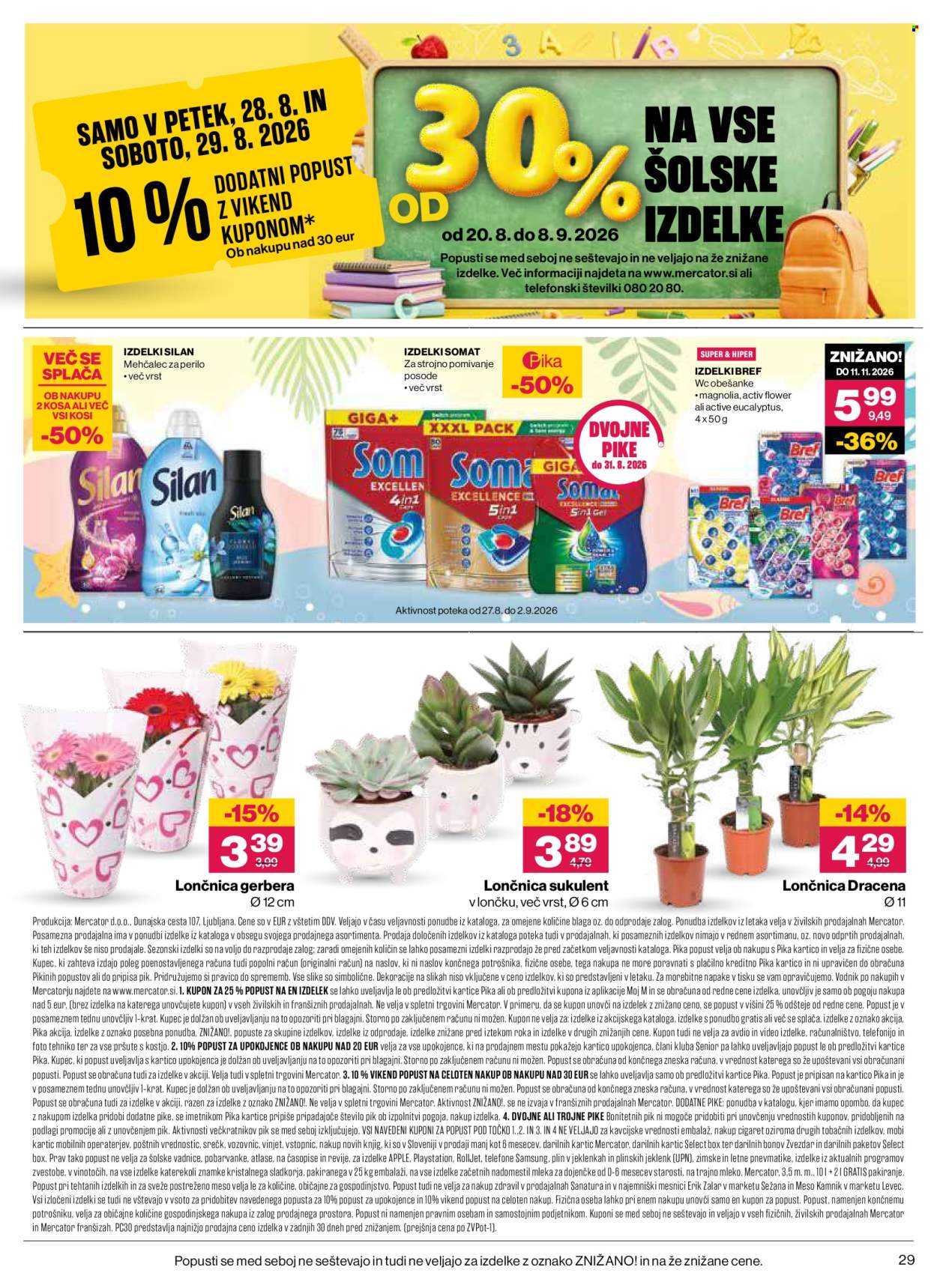 Mercator katalog - 27.8.2026 - 2.9.2026. Stran 29