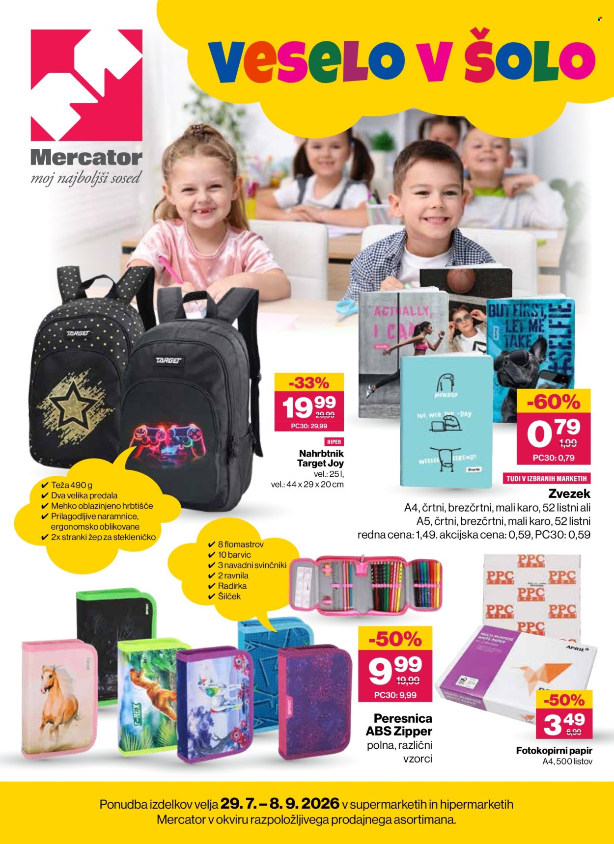 Mercator katalog - 29.7.2026 - 8.9.2026. Stran 1