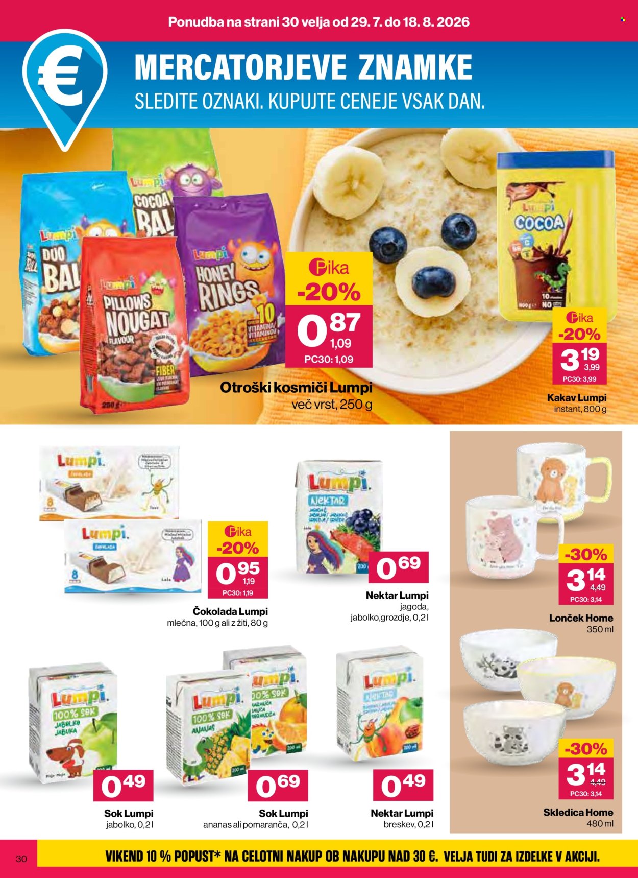 Mercator katalog - 29.7.2026 - 8.9.2026. Stran 30