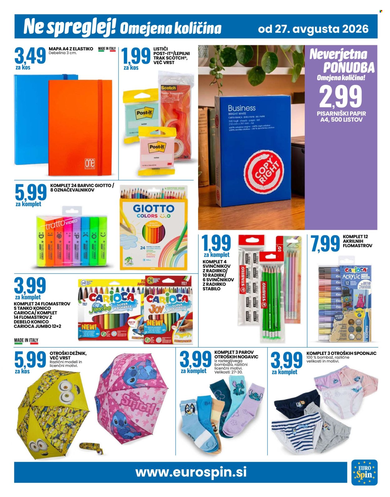 EuroSpin katalog - 27.8.2026 - 2.9.2026. Stran 15