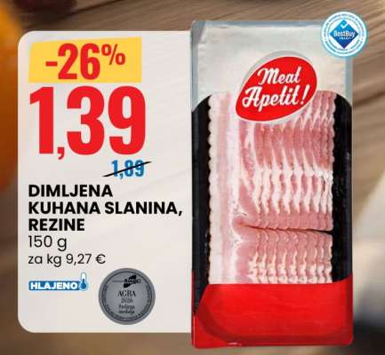 DIMLJENA KUHANA SLANINA, REZINE