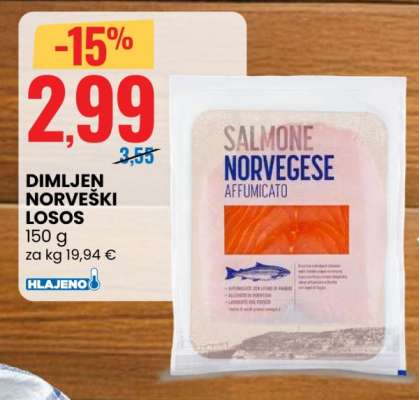 Dimljen norveški losos