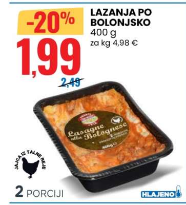 LAZANJA PO BOLONJSKO
