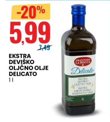 EKSTRA DEVIŠKO OLJČNO OLJE DELICATO