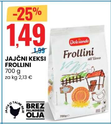 JAJČNI KEKSI FROLLINI