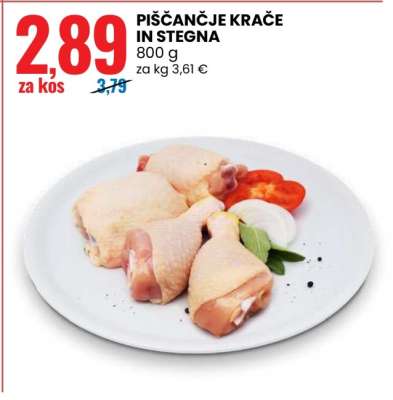 PIŠČANČJE KRAČE IN STEGNA